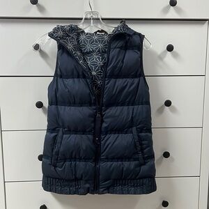 Lululemon Chilly Chill Puffy Vest Inkwell Sashico Star Ghost 4 REVERSIBLE SZ 4